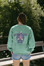Load image into Gallery viewer, My Happy Place Ringspun Fleece Crew in Lagoon