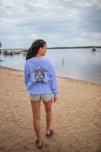 Load image into Gallery viewer, My Happy Place Ringspun Fleece Crew in Periwinkle