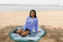 Load image into Gallery viewer, My Happy Place Ringspun Fleece Crew in Periwinkle