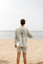 Load image into Gallery viewer, CCL Compass Fleece Crewneck in Ivory