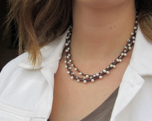 Load image into Gallery viewer, 4mm Classic Potato Pearl Chocolate Wrap