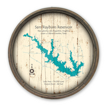 Load image into Gallery viewer, Sam Rayburn Lake Texas Map