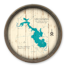 Load image into Gallery viewer, Lake Livingston Texas Map
