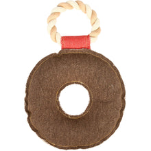 Load image into Gallery viewer, Dog + A Donut - 10.75&quot; Canvas Dog Toy