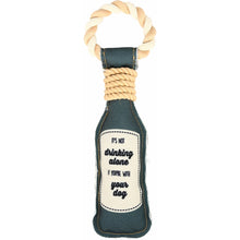 Load image into Gallery viewer, Drinking Alone - 13&quot; Canvas Dog Toy