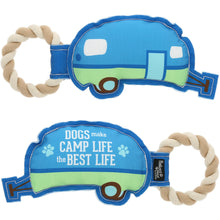 Load image into Gallery viewer, Camp Life - 10.5&quot; Canvas Dog Toy