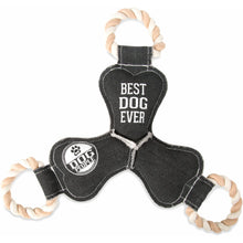 Load image into Gallery viewer, Best Dog Ever - 12&quot; Canvas Dog Toy