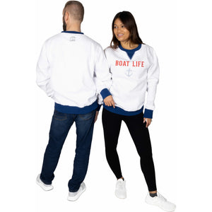 Boat Life Crewneck Sweatshirt (Unisex)