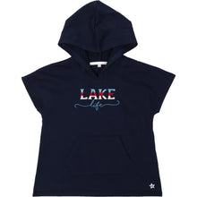 Load image into Gallery viewer, &#39;Lake Life&#39; Toddler Hooded French Terry Cover Up