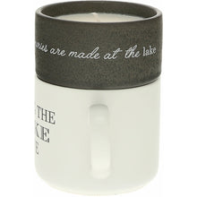 Load image into Gallery viewer, &#39;Lake&#39; Stacking Mug + Candle Set