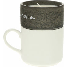 Load image into Gallery viewer, &#39;Lake&#39; Stacking Mug + Candle Set