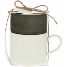 Load image into Gallery viewer, &#39;Lake&#39; Stacking Mug + Candle Set