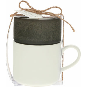 'Lake' Stacking Mug + Candle Set