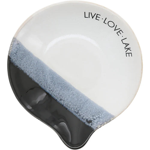 'Live. Love. Lake' Spoon Rest (4