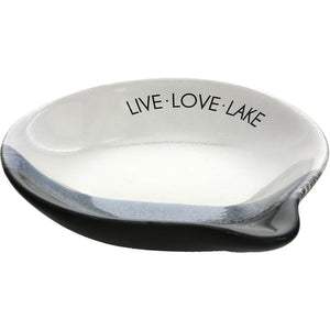 'Live. Love. Lake' Spoon Rest (4")