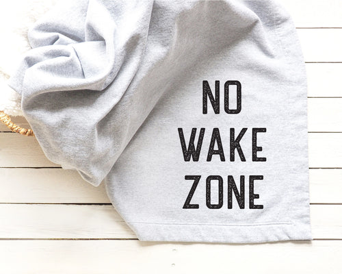 No Wake Zone Beach Blanket