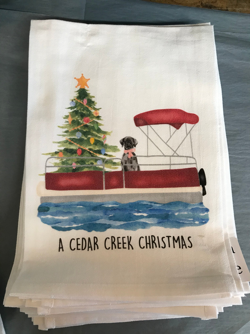 A CCL Christmas Flour Sack Towel