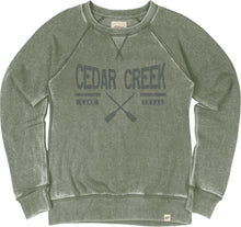 Load image into Gallery viewer, Woodland Cedar Creek Lake Crew Neck Sweatshirt