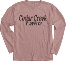 Load image into Gallery viewer, Mauve Cedar Creek Lake Long Sleeve T-Shirt