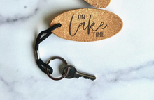 Load image into Gallery viewer, Floating Cork Keychain Boat, Lake
