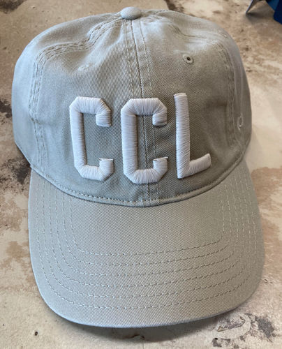 CCL Hat- Sand Cotton with White thread