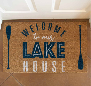 Welcome To The Lake Coir Doormat