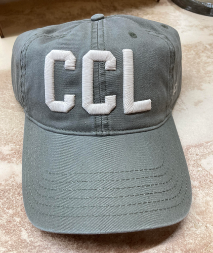 CCL Hat- Olive with Sand thread