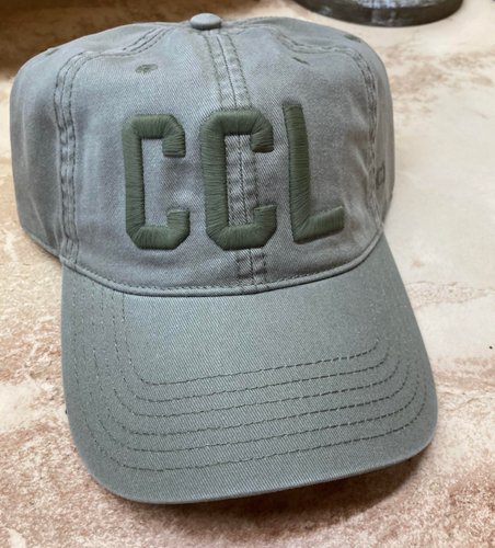 CCL Hat- Olive with Olive