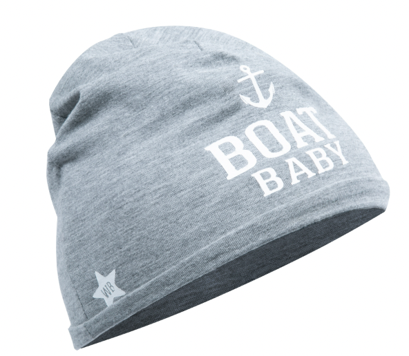 Boat - Heathered Gray Beanie (0-12 Months)