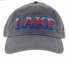 Load image into Gallery viewer, &#39;Lake Dark Gray Adjustable Hat&#39;