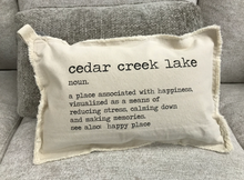 Load image into Gallery viewer, 12&quot; X 18&quot; Natural Cedar Creek Definition Lumbar Pillow