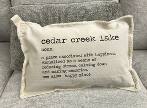 12" X 18" Natural Cedar Creek Definition Lumbar Pillow