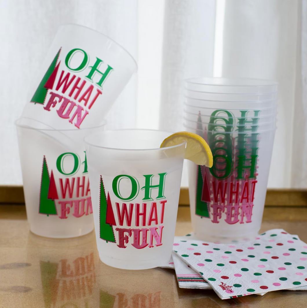 Oh What Fun Party Cups (set of 10)