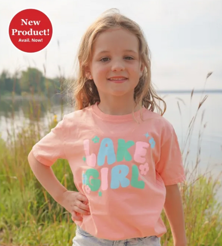 Lakegirl Youth Tee in Melon