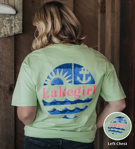 Lakegirl Ringspun Tee in Lime