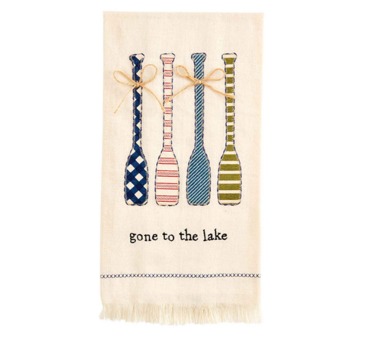 Lake Appliqué Towels