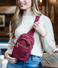 Load image into Gallery viewer, Kedzie Roundtrip Convertible Sling - Burgundy