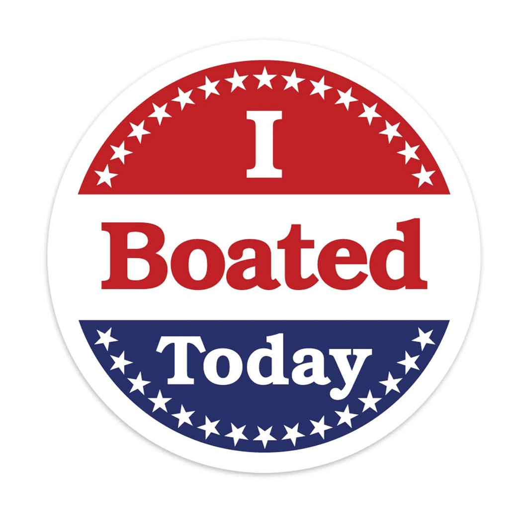 'I Boated Today' Sticker 4