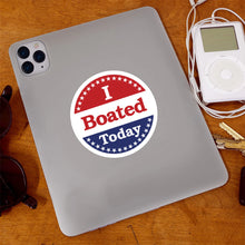 Load image into Gallery viewer, &#39;I Boated Today&#39; Sticker 4&quot;