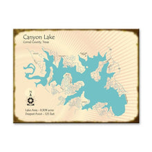 Load image into Gallery viewer, Canyon Lake Texas Map