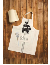 Load image into Gallery viewer, Grill Apron &amp; Spatula Set