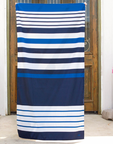 Landry Beach Towel in Navy/Blue