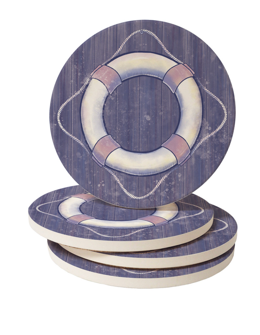 Lifebuoy Coaster Set