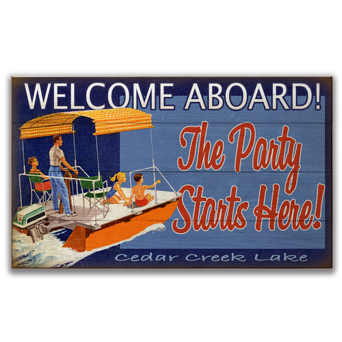 Welcome Aboard - Cedar Creek Lake