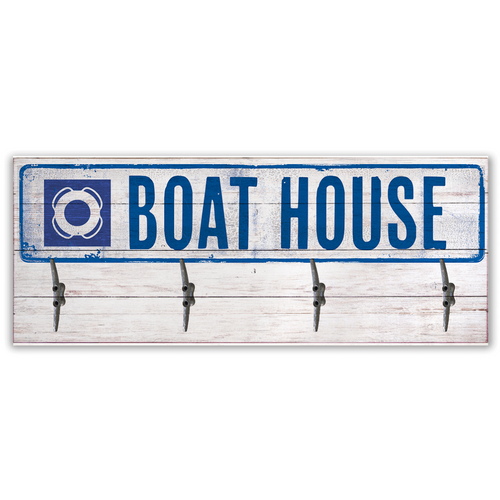 Boat House Coat Rack 4 Cleats