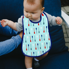 Load image into Gallery viewer, Anchors &amp; Oars - Reversible Bib (6M - 3 Years)