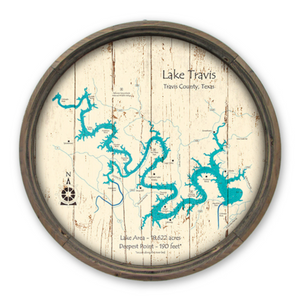 Lake Travis Texas Map