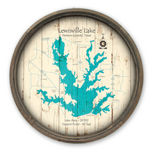 Load image into Gallery viewer, Lewisville Lake Texas Map