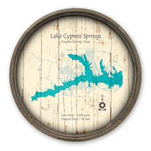 Load image into Gallery viewer, Lake Cypress Springs Texas Map