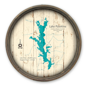 Lake Palestine Texas Map